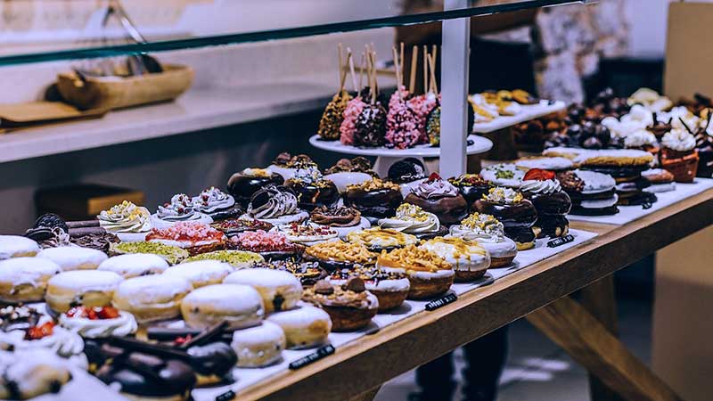 donuts y bollería dulce