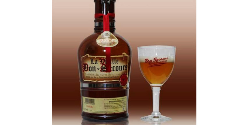 Botella de cerveza Vieille bon secours ale