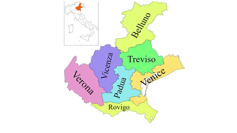 un mapa de una parte de italia