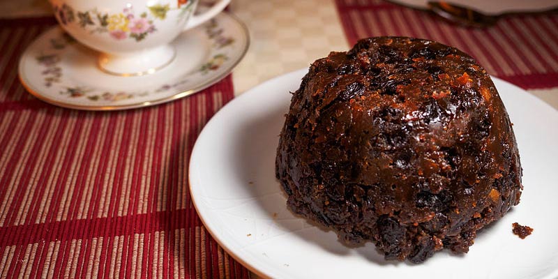 Christmas pudding inglés