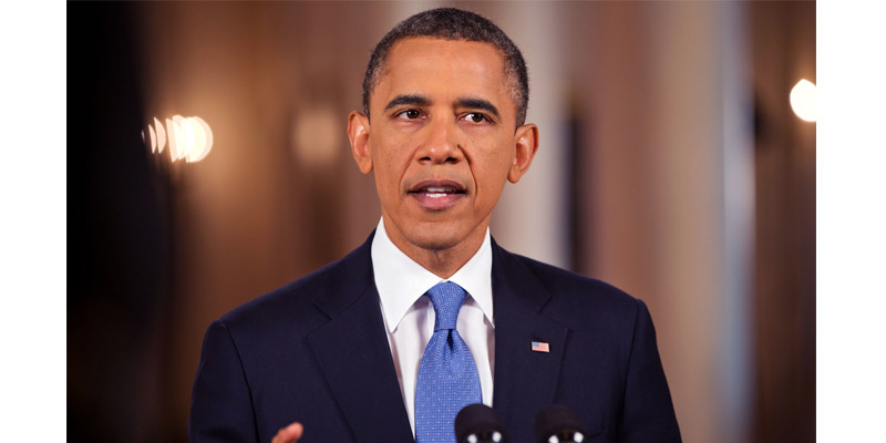 Barack Obama hablando